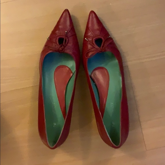Nine West Shoes - Red leather Nine West flat
